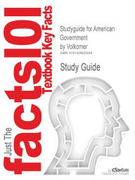 9781428825048 - Cram101 Textbook Reviews: Outlines & Highlights For American Government By Volkomer, Isbn - Livre