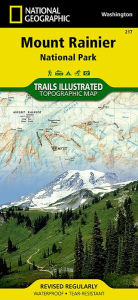 Mt. Rainier National Park, Washington Map