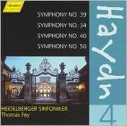 Haydn: Complete Symphonies, Vol. 4 -  Nos. 39, 34, 40, 50 - Thomas Fey