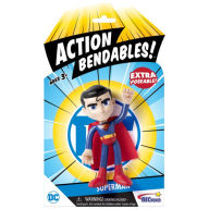 NJ Croce DC Comics ACTION BENDALBES! - 4" Superman Action Figure