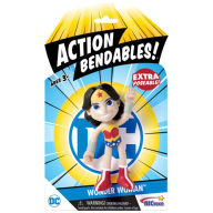 NJ Croce DC Comics ACTION BENDALBES! - 4" Wonder Woman Action Figure