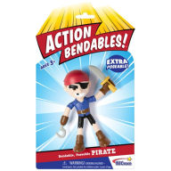 NJ Croce ACTION BENDALBES! - 4" Pirate Action Figure