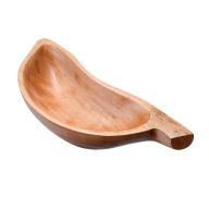 Villacera Handmade Small Pepper Shaped Mango Wood Decorative Bowl Decorative Hand Carved Serving Dish Eco-Friendly and Sustainable Wood