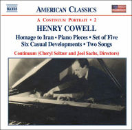 Henry Cowell: Instrumental, Chamber and Vocal Music, Vol. 2 - Continuum