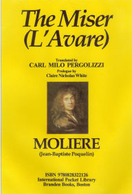 The Miser Moliere Moliere Author