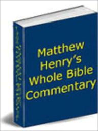 Matthew Henry's Concise Commentary on the Bible Andrew eBooks Author
