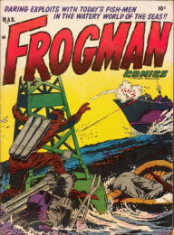 Frogman Number 9 War Comic Book Lou Diamond Editor