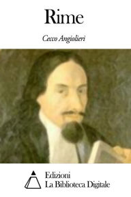 Rime Cecco Angiolieri Author