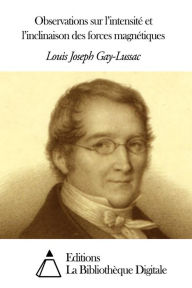 Observations sur ll Louis Joseph Gay-Lussac Author