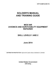 STP 9-94R12-SM-TG Soldier United States Government US Army Author