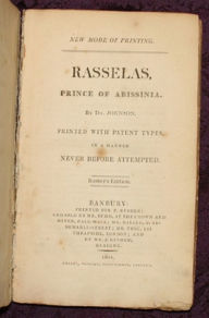 Rasselas, Prince of Abyssinia Edward Lee Editor