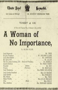 A Woman of No Importance Oscar Wilde Author