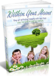 Within Your Means - The art of living happily with less than youuÃ¿Title/ Joye Bridal Author