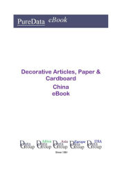 Decorative Articles, Paper & Cardboard in China Editorial DataGroup Asia Author