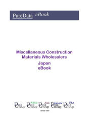 Miscellaneous Construction Materials Wholesalers in Japan Editorial DataGroup Asia Editor