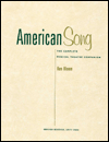 American Song: The Complete Musical Theatre Companion, 1877-1995 : A-S (2nd ed. Vol 1)