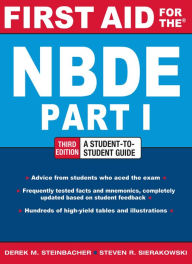 First Aid for the NBDE Part 1, Third Edition - Derek M. Steinbacher