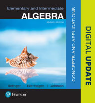 Elementary and Intermediate Algebra: Concepts and Applications Marvin Bittinger Author