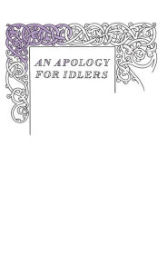 An Apology for Idlers Robert Louis Stevenson Author