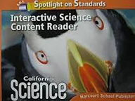 Harcourt School Publishers Ciencias California: Interactive Science Cnt Reader Grade 3 - Houghton Mifflin Harcourt