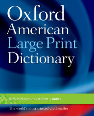 Oxford American Large Print Dictionary Oxford University Press Author