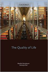 The Quality of Life (Wider Studies in Developmental Economics)