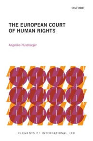 The European Court of Human Rights Angelika Nussberger Author