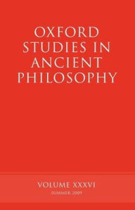 Oxford Studies in Ancient Philosophy Brad Inwood Editor