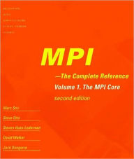 MPI - The Complete Reference Marc Snir Author
