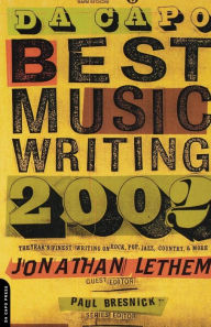 Da Capo Best Music Writing 2002 Jonathan Lethem Author