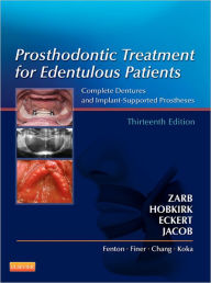Prosthodontic Treatment for Edentulous Patients: Complete Dentures and Implant-Supported Prostheses George A. Zarb BchD(Malta), DDS, MS(Michigan), FRC