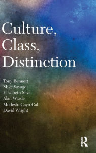 Culture, Class, Distinction Tony Bennett Author