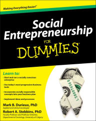 Social Entrepreneurship For Dummies Mark Durieux Author