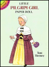 Little Pilgrim Girl Paper Doll - Tom Tierney