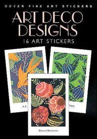 Art Deco Designs: 16 Art Stickers (Dover Fine Art Stickers) - Maggie Kate