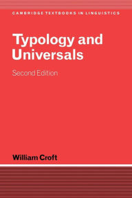 Typology and Universals William Croft Author