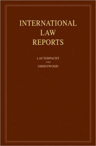 International Law Reports: Volume 142 Elihu Lauterpacht Editor