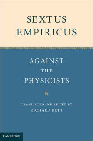 Sextus Empiricus Richard Bett Author