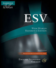 ESV Aquila Wide Margin Reference Bible, Black Goatskin Leather Edge-lined, Red-letter Text, ES746:XRME Cambridge University Press Author