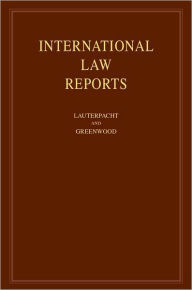 International Law Reports Elihu Lauterpacht Editor