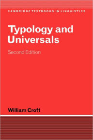 Typology and Universals William Croft Author