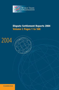 Dispute Settlement Reports 2004:1 - World Trade Organization
