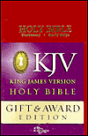 KJV Gift and Award Bible: King James Version, red imitation leather - Thomas Nelson