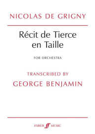 Recit de Tierce en Taille: Study Score, Study Score - Nicolas De Grigny