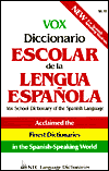 Vox Diccionario Escolar de la Lengua Espanola - Vox School Dictionary of the Spanish Language