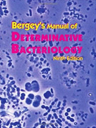 Bergey's Manual of Determinative Bacteriology John G. Holt PhD Author
