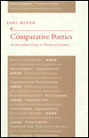 Comparative Poetics: An Intercultural Essay on Theories of Literature