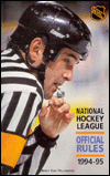 The Official NHL Rule Book, 1994-95 - National Hockey League