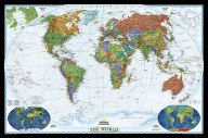World Decorator [Laminated] National Geographic Map Author