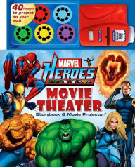 Marvel Heroes Movie Theater Storybook and Movie Projector - Readers digest